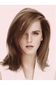 Synthetic Shoulder Length Straight Capless Synthetic Women Emma Watson Wigs