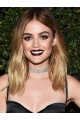 Straight Shoulder Length Lace Front Synthetic  Lucy Hale Wigs