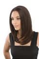  Easy Straight Medium Length Lace Front Synthetic Women Wigs