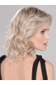  Platinum Blonde Wavy With Bangs Synthetic Women Wig 