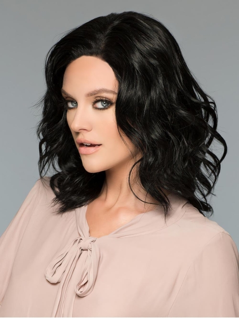 Shoulder Length 100% Hand-Tied Remy Human Hair Human Hair Wigs