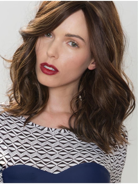 Convenient Wavy Layered Synthetic Women Wigs