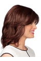  Shoulder Length Wavy Layered Mono Synthetic Women Wigs