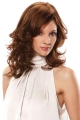 Monofilament Gentle Medium Wavy Mono Remy Human Hair Women Wigs