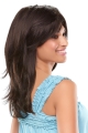 Comfortable Medium Wavy Black Lace Front Synthetic Women Wigs