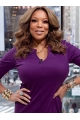 Medium Wavy Without Bangs Layered Capless Synthetic Wendy Williams Wig