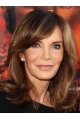 Jaclyn Smith Retro and Modern Combination Mid-length Wavy Layered Lace Front Human Hair Wig