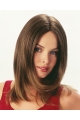 Amazing Auburn Wavy Without Bangs Shoulder Length Monofilament Synthetic Women Wigs