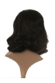 Amazing Black Wavy Shoulder Length Celebrity Wigs