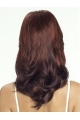 Red Trendy Medium Wavy Capless Synthetic Women Wigs