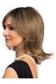 Affordable Blonde Wavy Shoulder Length Lace Front Synthetic Women Wigs