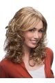 Gorgeous Blonde Wavy Capless Medium Synthetic Wome Wigs