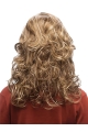 Gorgeous Blonde Wavy Capless Medium Synthetic Wome Wigs